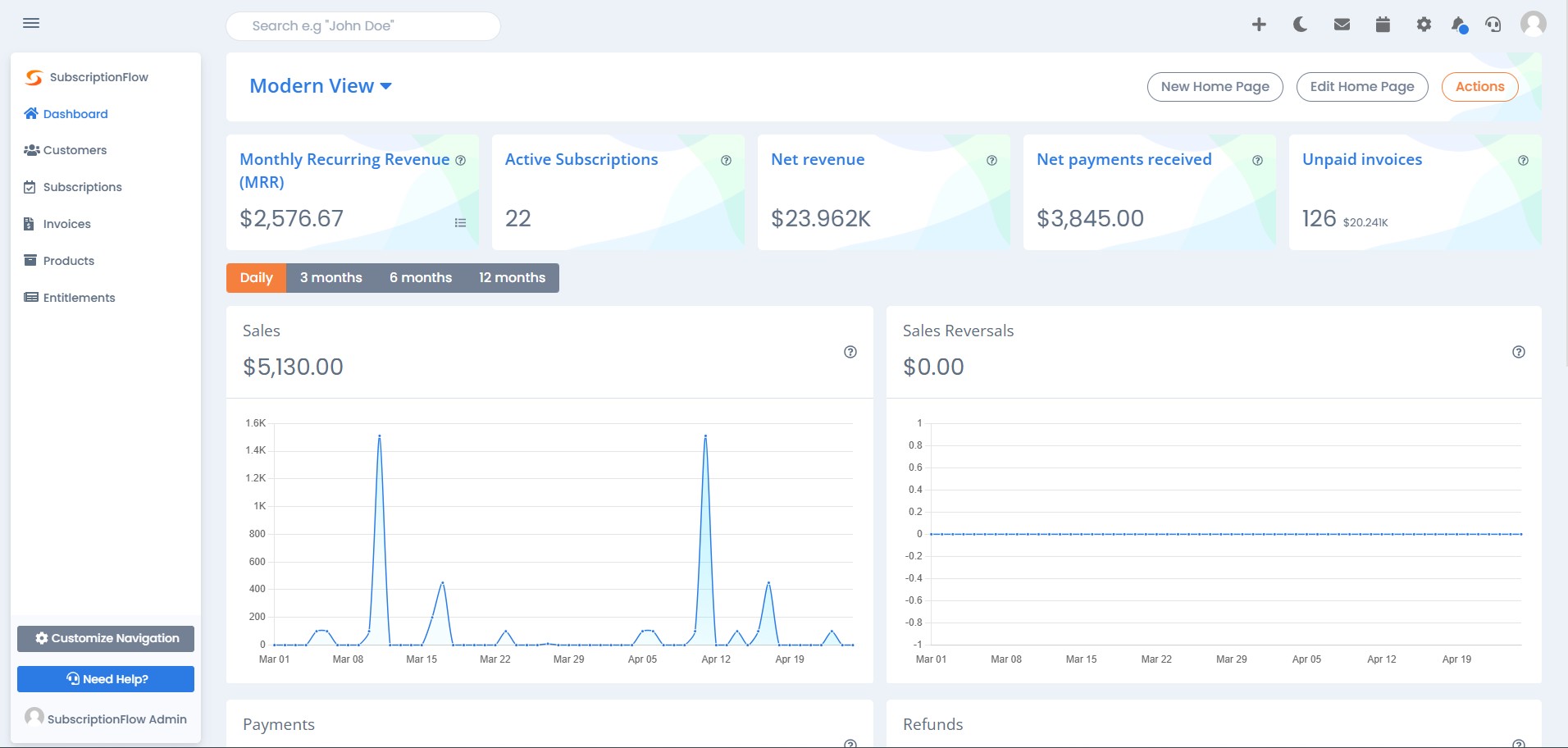 Case study screenshot